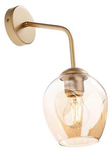 Redo 01-2617 - Nástenná lampa PIERCE 1xE27/42W/230V zlatá/dymová