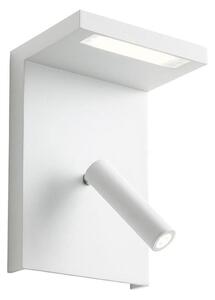 Redo 01-1499 - LED Nástenné bodové svietidlo AGOS LED/6W/230V + LED/3,2W USB biela