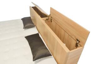 Ahorn TROPEA BOX PRI HLAVE - posteľ s praktickým úložným boxom za hlavou 180 x 200 cm