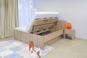 Ahorn TROPEA - moderná lamino posteľ s plným čelom 80 x 190 cm