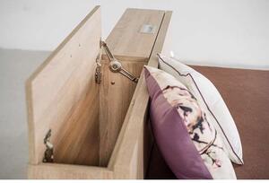 Ahorn TROPEA BOX PRI HLAVE - posteľ s praktickým úložným boxom za hlavou 160 x 190 cm