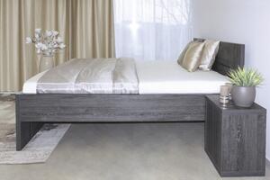 Ahorn LORANO - moderná lamino posteľ s deleným čelom 140 x 200 cm