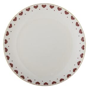 Kameninový tanier Jolly Red Ø 26,5 cm