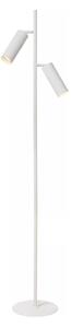 Lucide 09739/02/31 - Stojacia lampa CLUBS 2xGU10/40W/230V biela