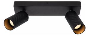 Lucide 09939/02/30 - Bodové svietidlo CLUBS 2xGU10/40W/230V čierna