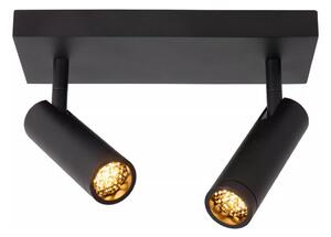 Lucide 22974/02/30 - Bodové svietidlo GRADO 2xGU10/8W/230V čierne