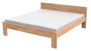 Texpol NATÁLIA - masívna buková posteľ s parketovým vzorom - Akcia! 160 x 200 cm