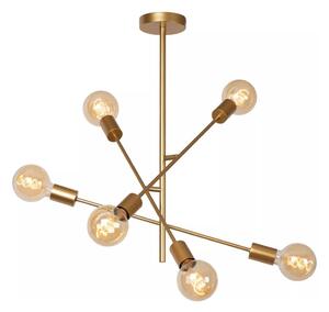 Lucide 21119/06/02 - Stropný luster na tyči LESTER 6xE27/40W/230V