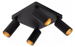 Lucide 09939/14/30 - Bodové svietidlo CLUBS 4xGU10/40W/230V čierne