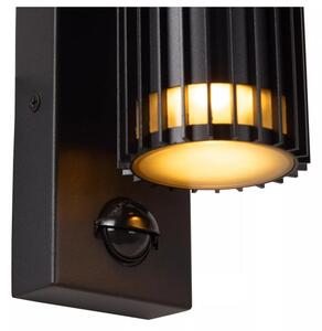Lucide 11839/01/30 - Vonkajšie nástenné svietidlo so senzorom TIMBALA 1xGU10/7W/230V IP44