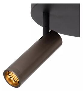 Lucide 22974/13/15 - Bodové svietidlo GRADO 3xGU10/12W/230V hnedá/čierna