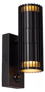 Lucide 11839/02/30 - Vonkajšie nástenné svietidlo so senzorom TIMBALA 2xGU10/7W/230V IP44