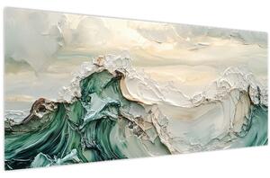 Obraz - 3D abstrakcie mora (120x50 cm)