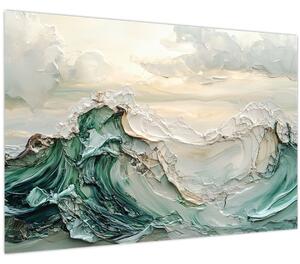 Obraz - 3D abstrakcie mora (90x60 cm)