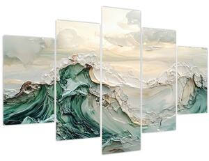 Obraz - 3D abstrakcie mora (150x105 cm)
