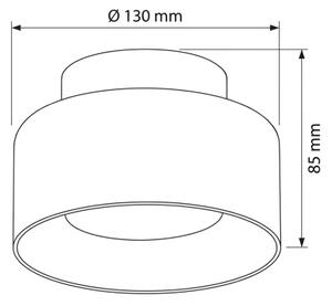 Brilagi - LED Bodové svietidlo AURA LUX 1xGX53/30W/230V priemer 13 cm zlaté