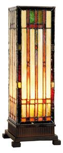 Stolná lampa Tiffany - 12.5*35 cm 1x E14 / Max 40W - Clayre & Eef