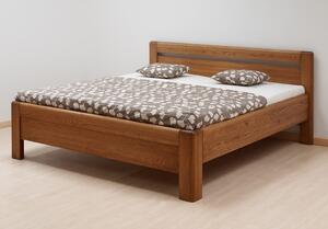 BMB ADRIANA KLASIK - masívna dubová posteľ 200 x 200 cm