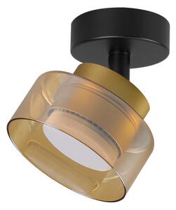 Brilagi - LED Bodové svietidlo AURA LUX 1xGX53/30W/230V pr. 13 cm čierna/zlatá