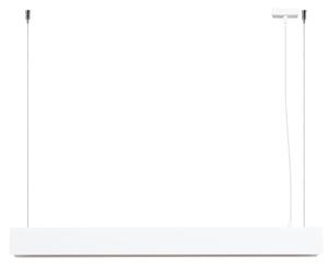 Závesné svietidlo Spark, 1x biele kovové tienidlo