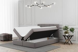 Boxpringová posteľ ALEXIA - 180x200, čierna