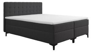 Americká posteľ s úložným priestorom DAJANA - 120x200, tmavo šedá