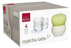 Rona poháre Matcha latte 515 ml 4 ks