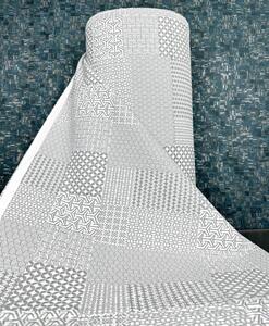 Ervi bavlna-krep š.240 cm - Geometrický vzor č.26557-5, metráž