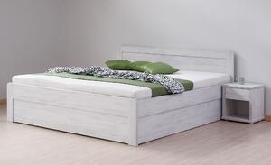 BMB MARIKA FAMILY - masívna buková posteľ s úložným priestorom 200 x 200 cm