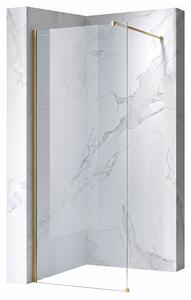 Hydrosan Sprchová zastena Walk-in SH07A GL BR 70 zlatá kartáčovaná - bez vaničky