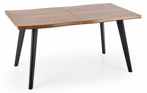 Rozkladací jedálenský stôl DICKSON 150(210)x90 dub prírodný/čierna