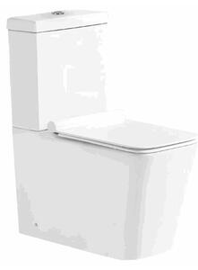 Mexen Cube kompaktné WC s pomaly padácou doskou, biela - 31014000
