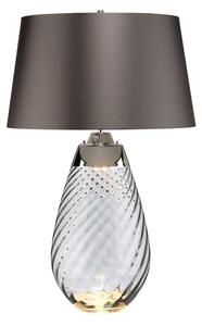 Elstead LENA-TL-L-SMOKE - LED Stolná lampa LENA 1xE27/40W/230V 74 cm šedá