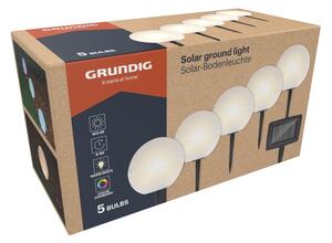 Grundig - SADA 5x LED RGBW Solárne svietidlo LED/3,2V IP44