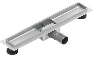 Mexen Flat nerezový sprchový žľab 50 cm - telo žľabu bez krytu, 1015050