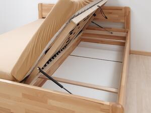 BMB SOFI PLUS - masívna buková posteľ s úložným priestorom