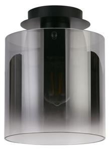 Searchlight 88911-1BK - Stropné svietidlo SWEDEN 1xE27/60W/230V pr.22 cm čierna/dymová
