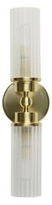 Searchlight 29982SB - Nástenné svietidlo IMPERIAL 2xG9/33W/230V mosadz