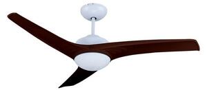 V-TAC Hnedý stropný ventilátor 35W s LED svietidlom 15W 3in1
