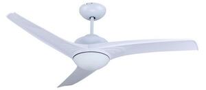 V-TAC Biely stropný ventilátor 35W s LED svietidlom 15W 3v1