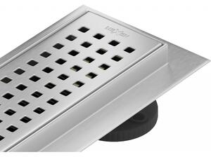 Mexen Flat nerezový sprchový žľab 50 cm vzor M08, 1025050-15