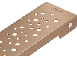 Mexen Flat M12 maskovnica pre líniový odtok 70 cm, kartáčovaná meď - 1C21070