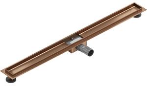 Mexen Flat korpus pre lineárny odtok 90 cm, brúsená meď - 1C15090