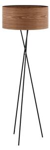 Eglo 33705 - Stojacia lampa CANNAFESCA 1xE27/60W/230V hnedá/čierna