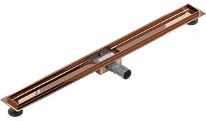 Mexen Flat korpus pre líniový odtok 90 cm, ružové zlato - 1615090