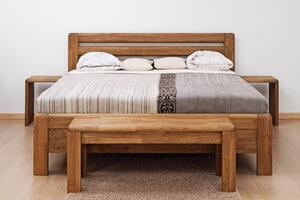 BMB ADRIANA LUX - masívna dubová posteľ 160 x 200 cm