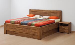 BMB ADRIANA FAMILY - masívna dubová posteľ 90 x 200 cm
