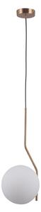ITALUX PND-3300-1-HBR - Luster na lanku CARIMI 1xE27/5W/230V mosadz