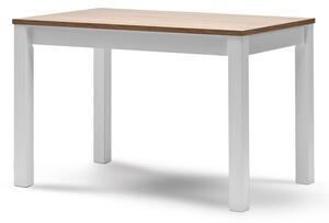 Stima Stôl CASA mia VARIANT Odtieň: Dub Halifax tabákový, Odtieň nôh: Biela, Rozmer: 160 x 80 cm