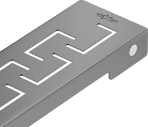 Mexen Flat M15 kryt pre líniový odtok 60 cm, zbraňovo sivá kartáčovaná - 1E24060